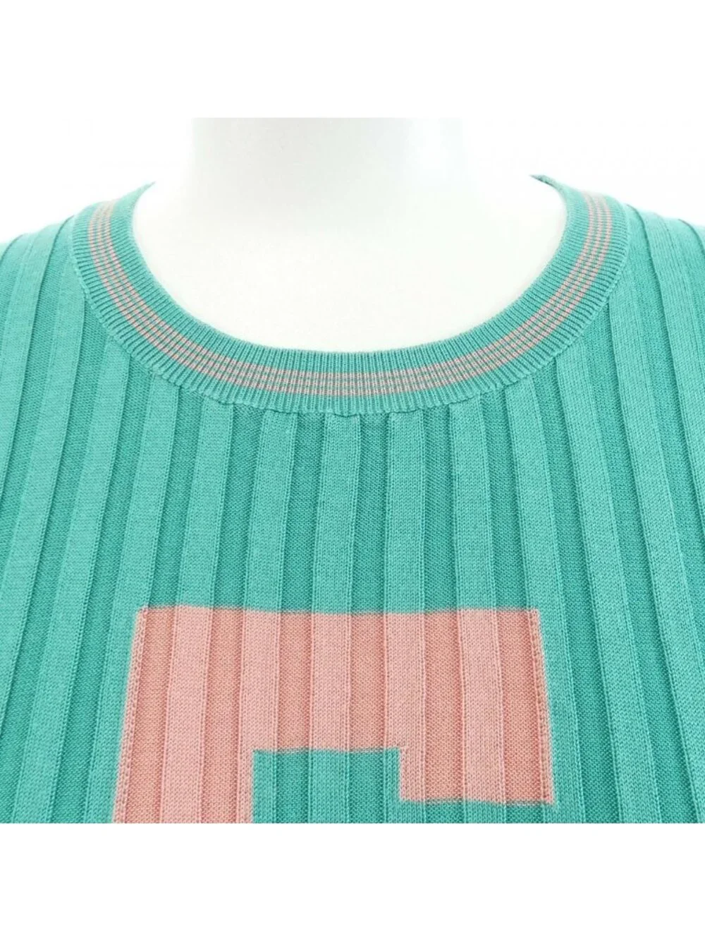 Chanel Knit Sweater Green